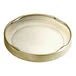 63 Lug Gold Metal Lid with Plastisol Liner - 50/Pack - Bitterroot Buzz Bees