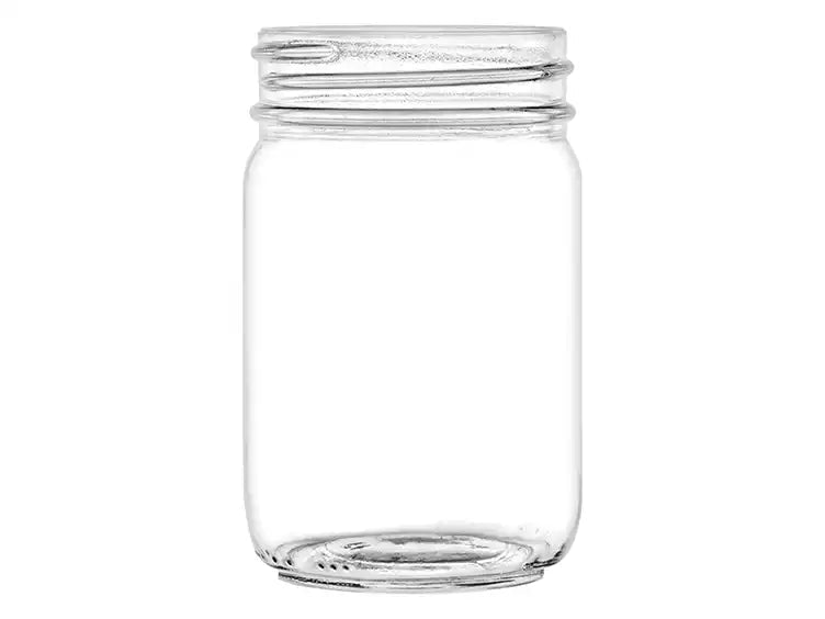 Box of 12, 12oz Glass Jars - Convenient Pack for Various Uses - Bitterroot Buzz Bees