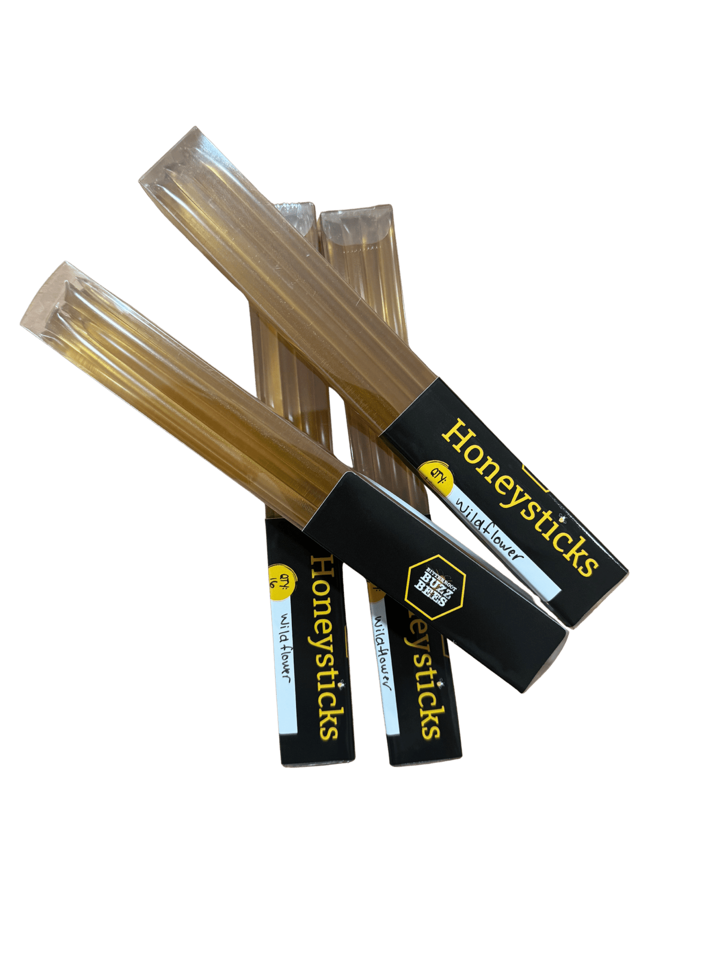 Custom honey stick bundle 16pc - Bitterroot Buzz Bees
