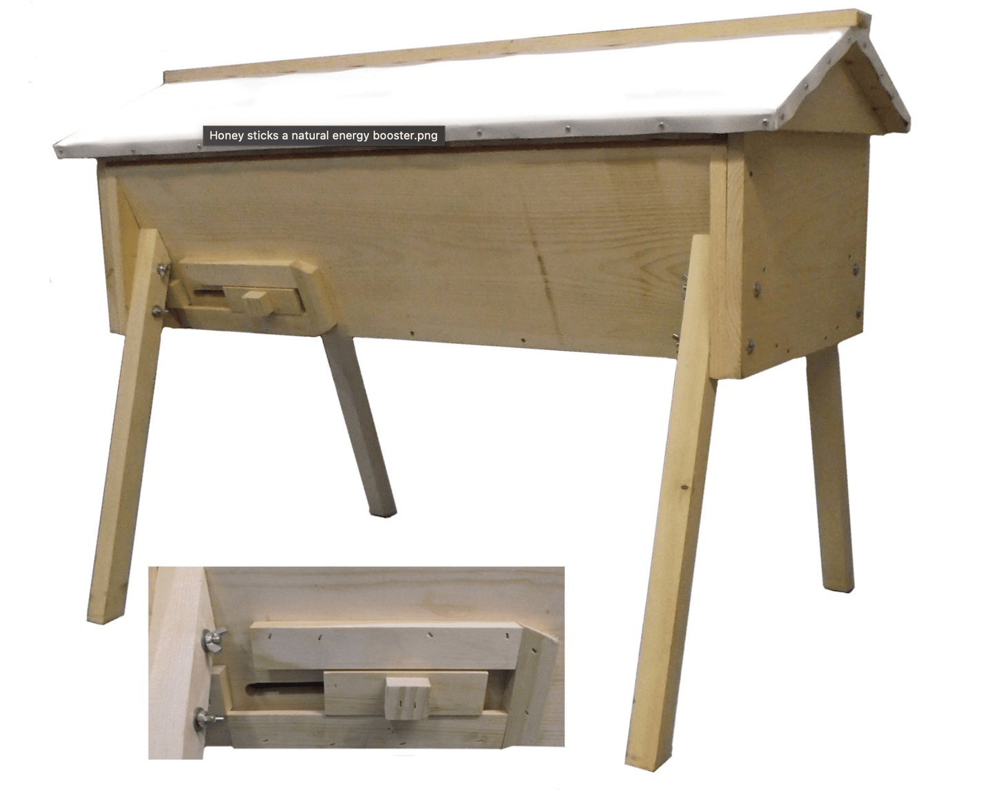 Top - Bar Hive with Metal Roof Select Assembled - Bitterroot Buzz Bees