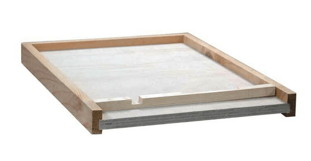10 - FRAME Bottom Board with Reducer - Bitterroot Buzz Bees