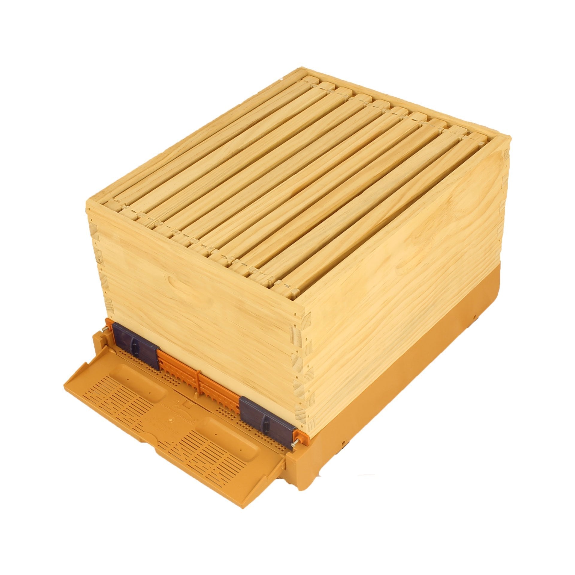 10 Frame Screen Bottom Board With Bottom Tray & Pollen Trap - Bitterroot Buzz Bees