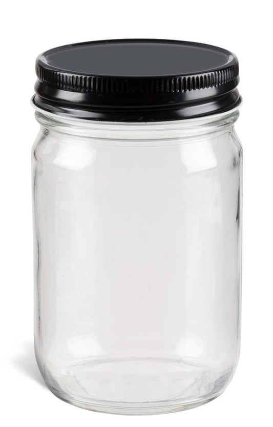 12oz Glass Jars (Box of 12) - Bitterroot Buzz Bees