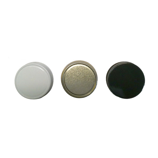 58mm Metal Lids for Glass Jars (Queenline 16oz) - Bitterroot Buzz Bees