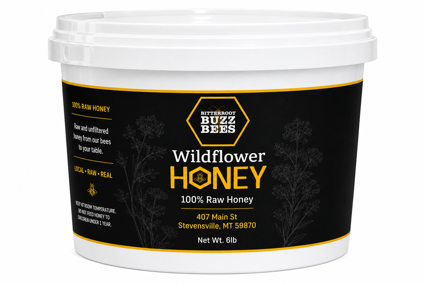 Raw Wildflower Honey