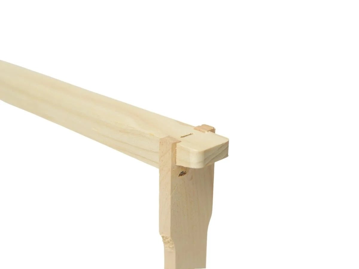 9 1/8” Deep Wood Frame, Black Foundation, Double Waxed - Pallet of 810 - Bitterroot Buzz Bees