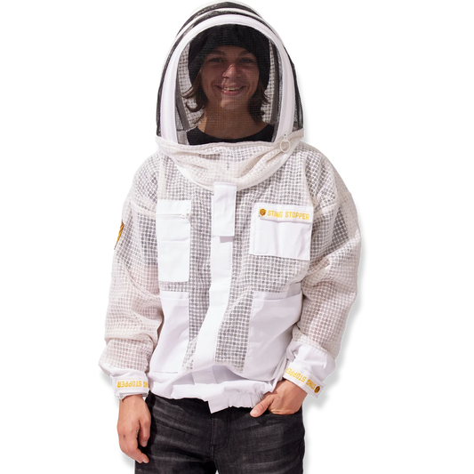 Professional Three Layer Ventilated Beekeeping Jacket