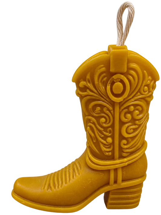 Western Cowboy Boot Candle
