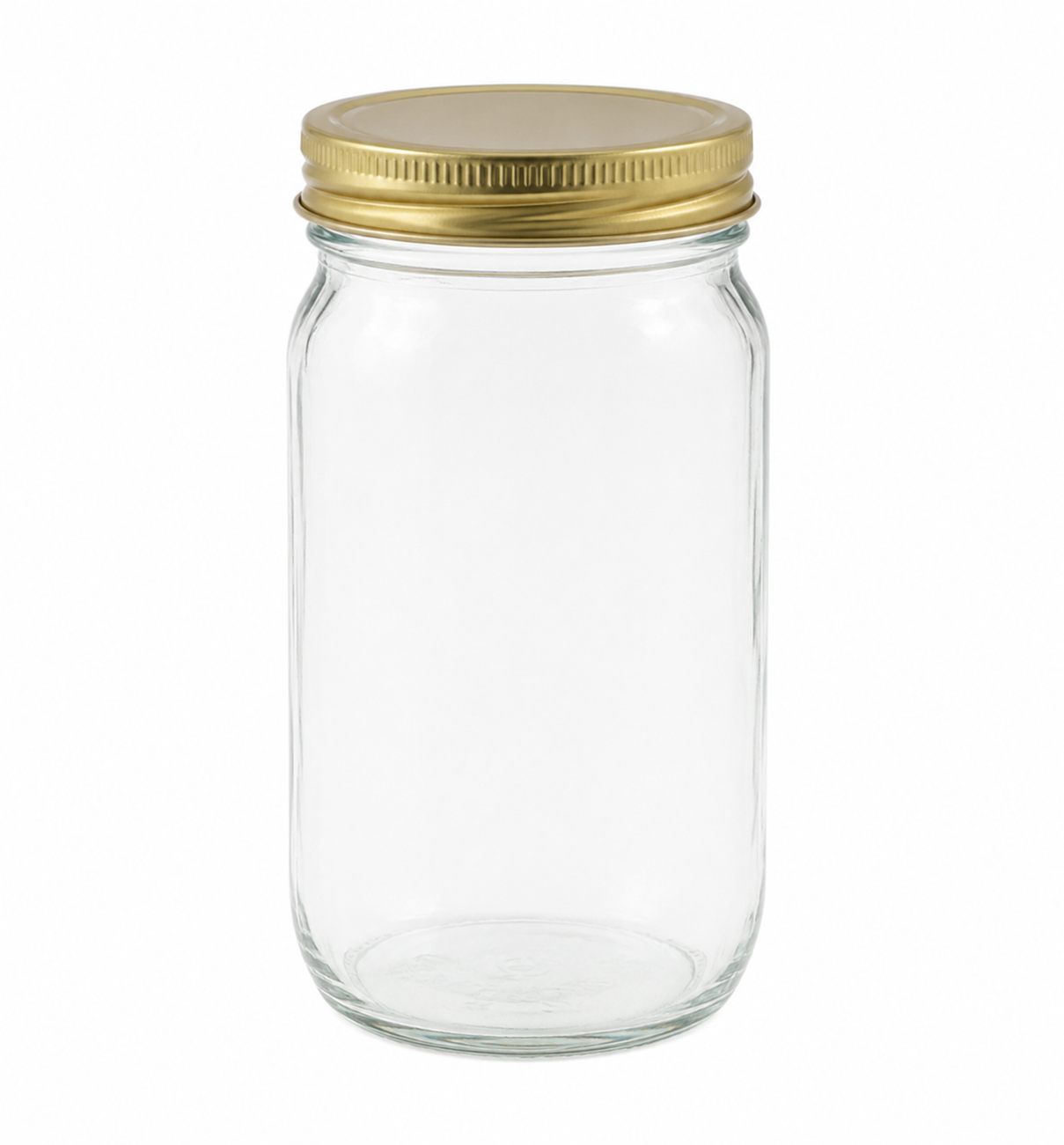16 oz Clear Flint Glass Round Mayo Jar 70-450G (12)