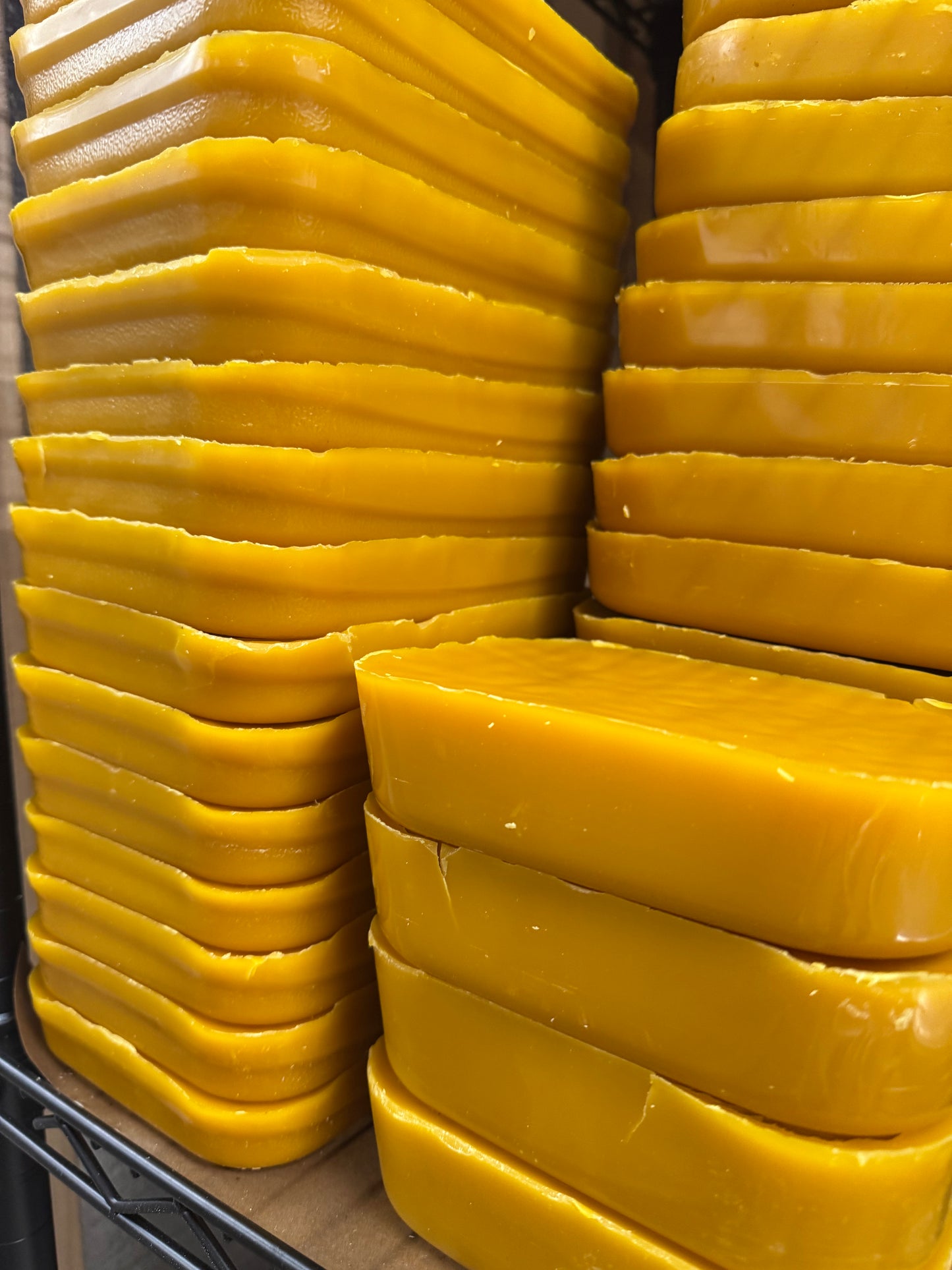 Pure Beeswax 1LB Blocks - 100% Natural - Bitterroot Buzz Bees