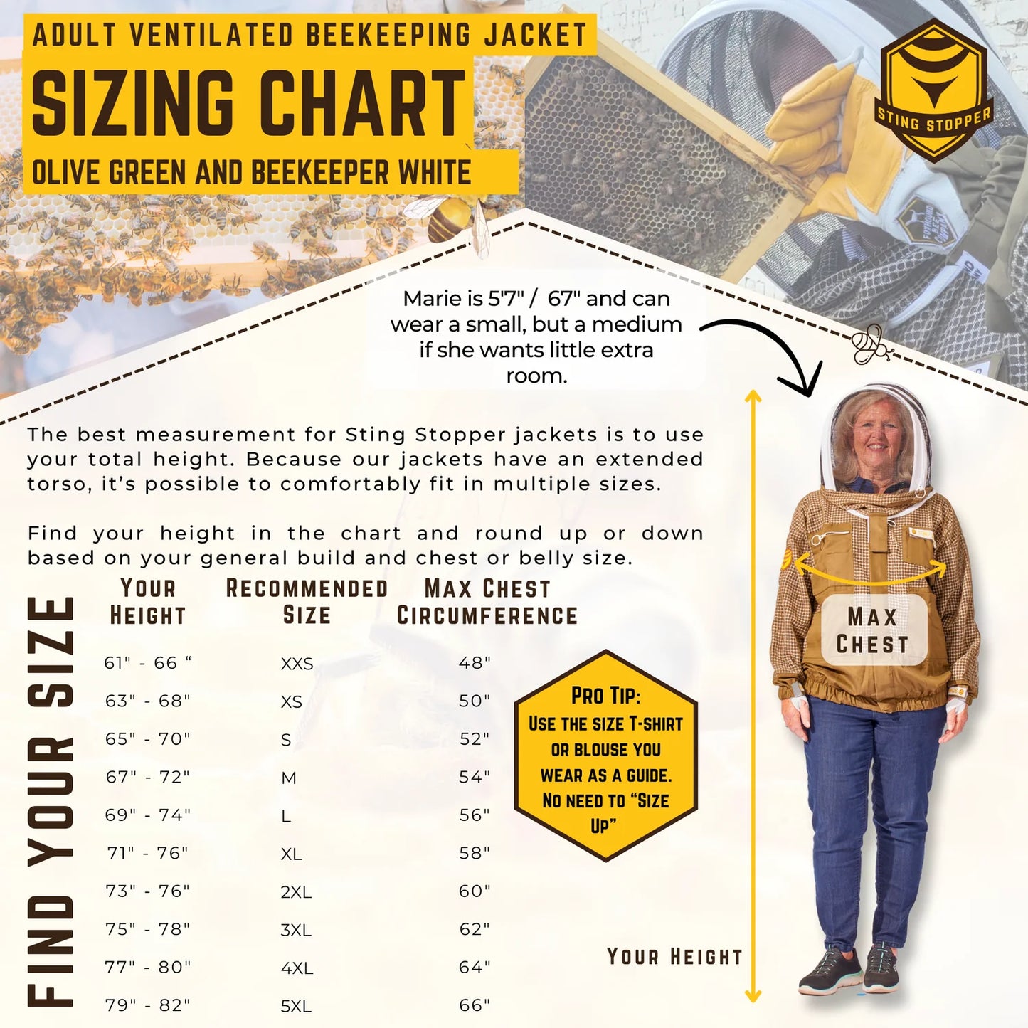 Professional Three Layer Ventilated Beekeeping Jacket