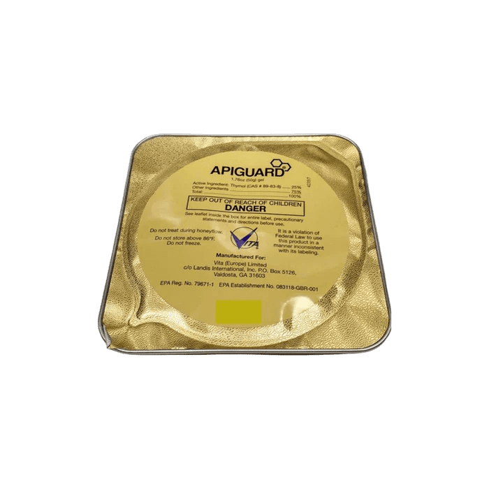 Apiguard 50g Trays Mite Treatment - Bitterroot Buzz Bees