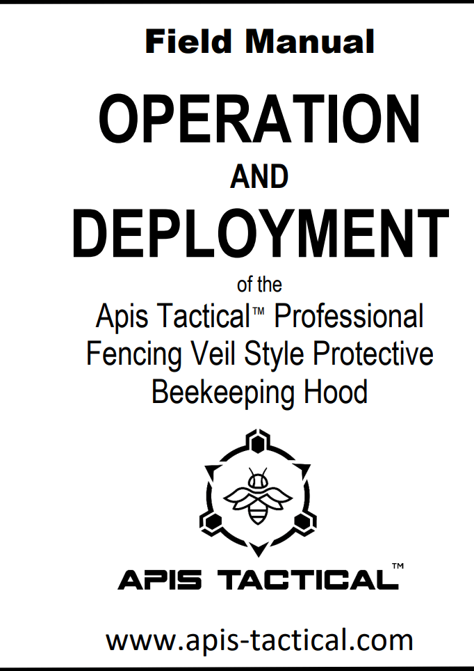 Apis Tactical PRO Beekeeping Fencing Veil - Bitterroot Buzz Bees