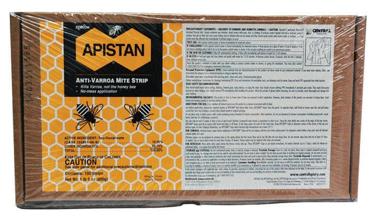 Apistan Anti - Varroa Mite Strip, 100 pack - Bitterroot Buzz Bees