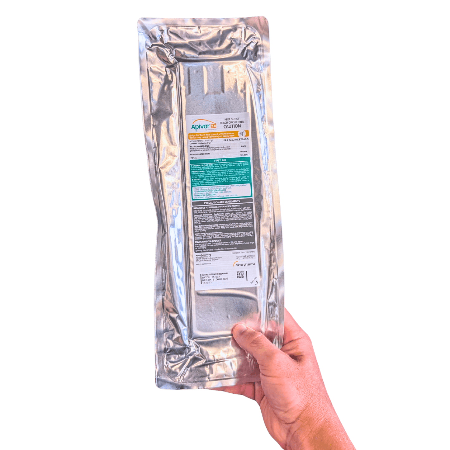 Apivar Original + Apivar 2.0 Varroa Mite Strips - Bitterroot Buzz Bees