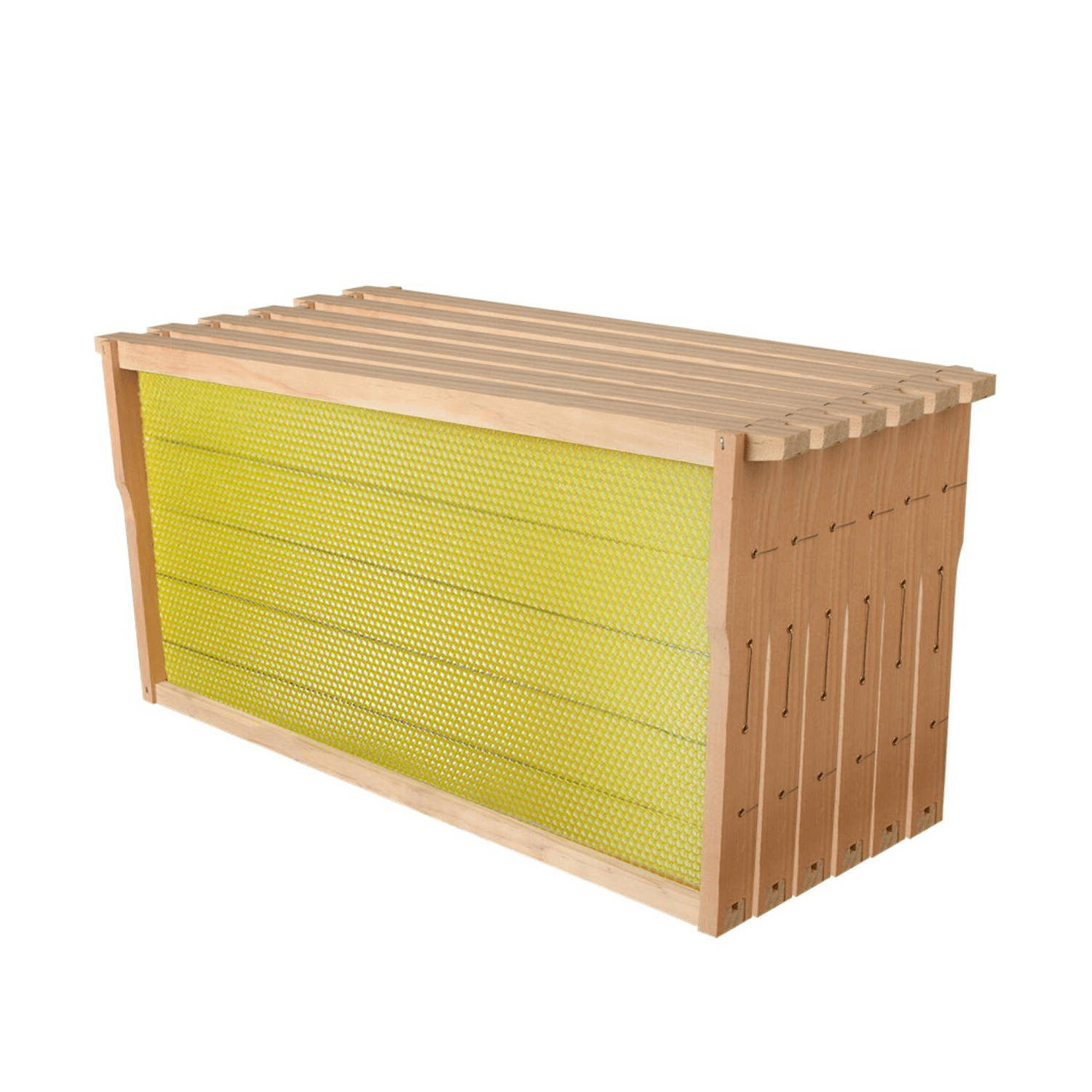 Assembled Deep Frames with Wired Wax Foundation Single Frames - Bitterroot Buzz Bees
