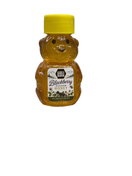 Blackberry Blossom Mini Bear - 2.5oz - Bitterroot Buzz Bees
