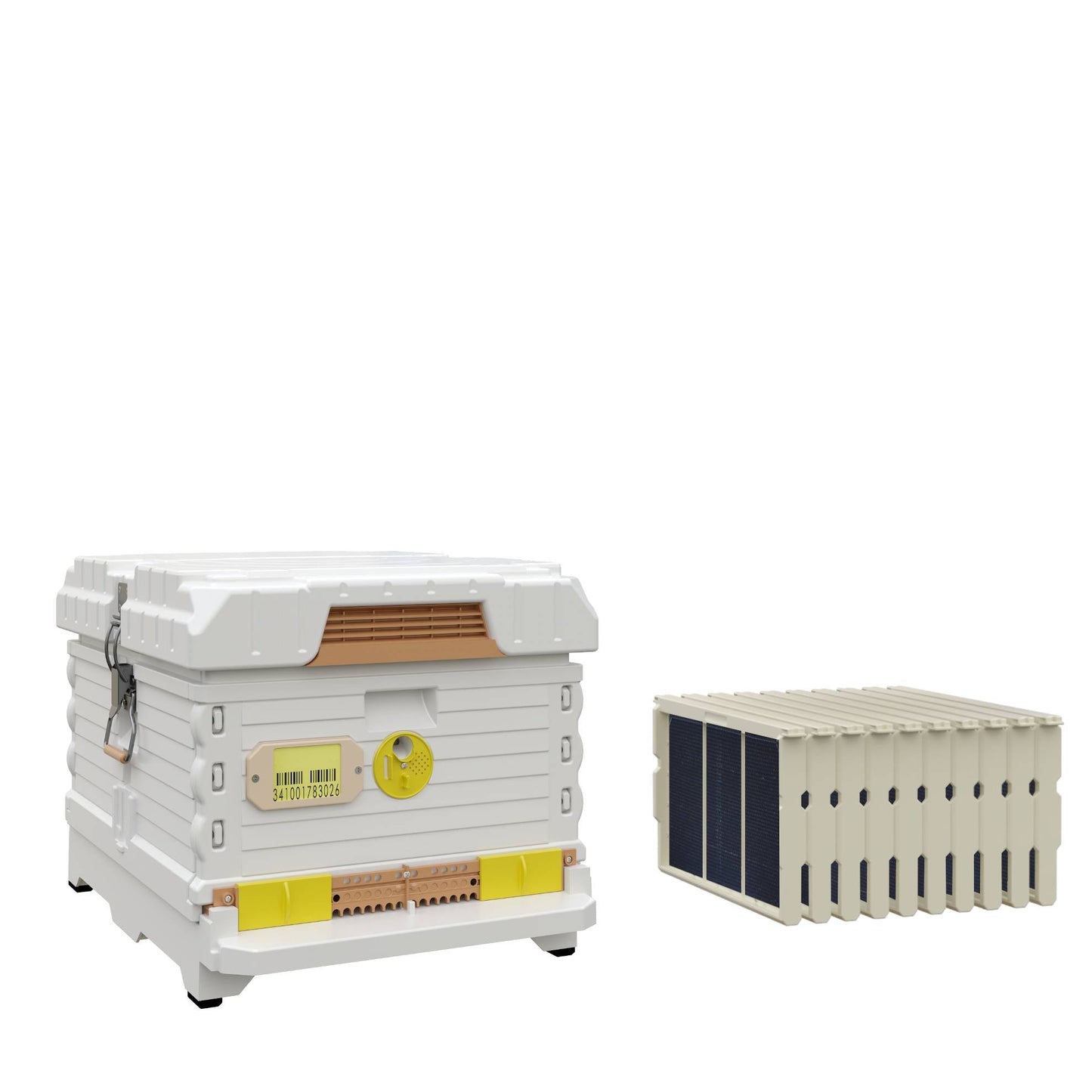 Ergo Insulated White Single Brood Box Beehive Set - Bitterroot Buzz Bees