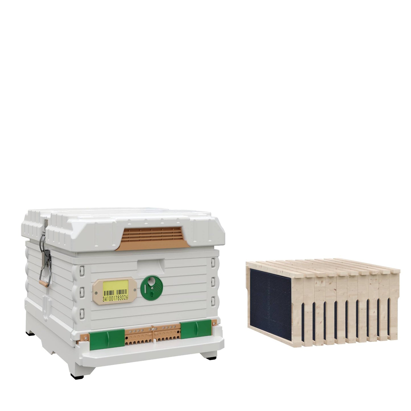 Ergo Insulated White Single Brood Box Beehive Set - Bitterroot Buzz Bees