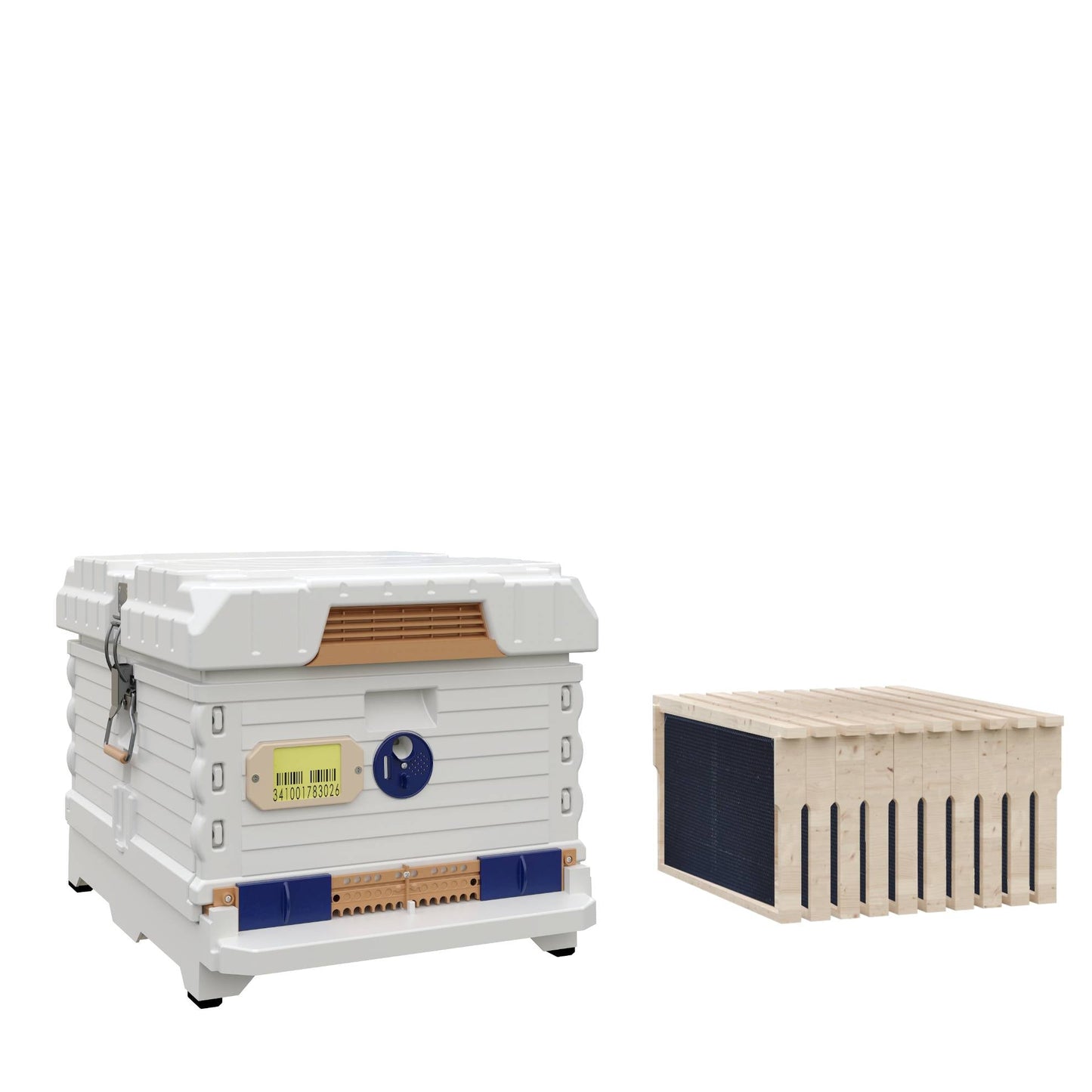 Ergo Insulated White Single Brood Box Beehive Set - Bitterroot Buzz Bees