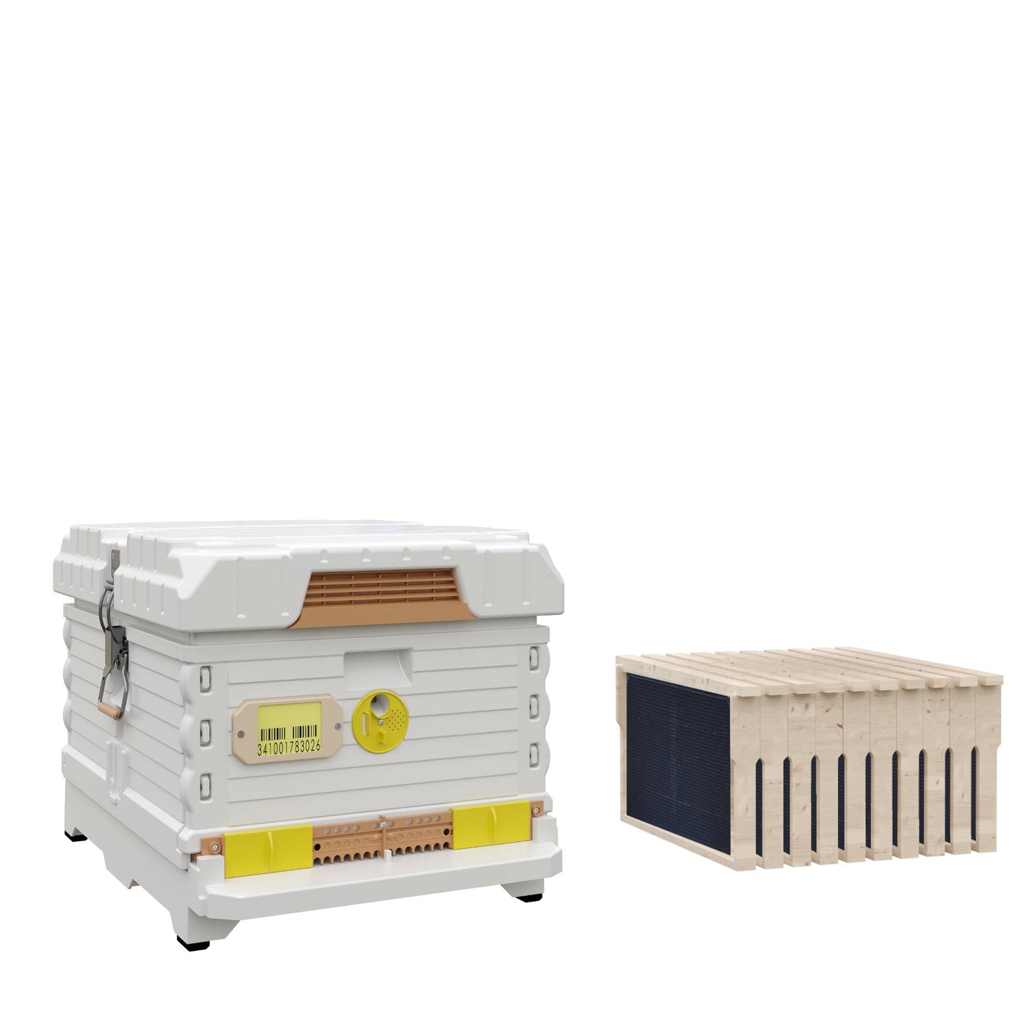 Ergo Insulated White Single Brood Box Beehive Set - Bitterroot Buzz Bees