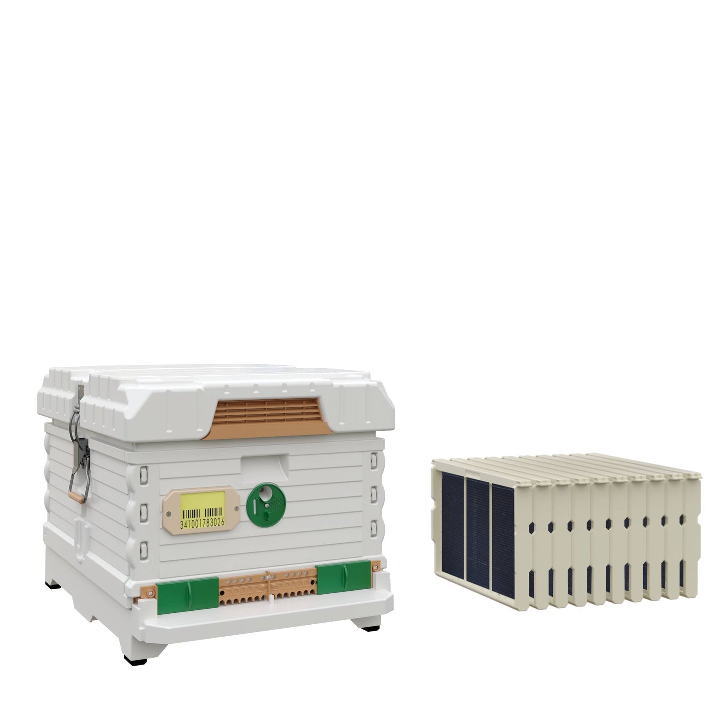 Ergo Insulated White Single Brood Box Beehive Set - Bitterroot Buzz Bees