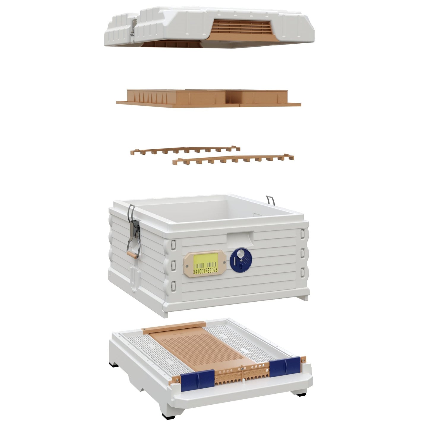 Ergo Insulated White Single Brood Box Beehive Set - Bitterroot Buzz Bees