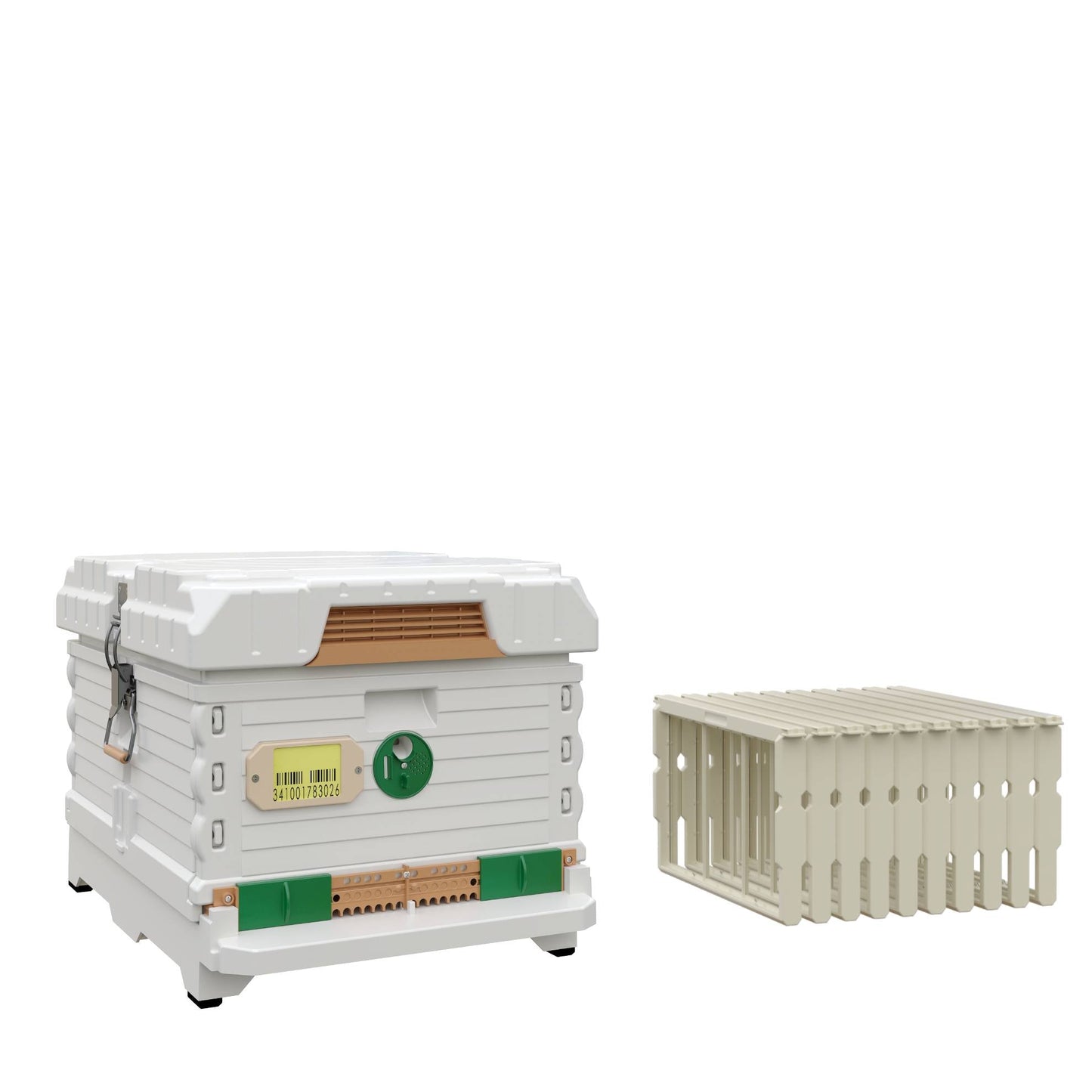 Ergo Insulated White Single Brood Box Beehive Set - Bitterroot Buzz Bees