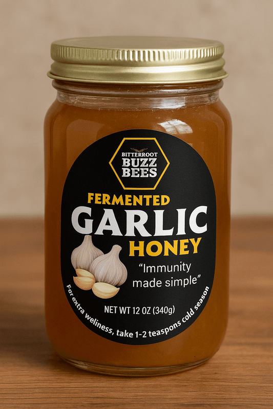 Fermented Honey Garlic Infusion - Bitterroot Buzz Bees