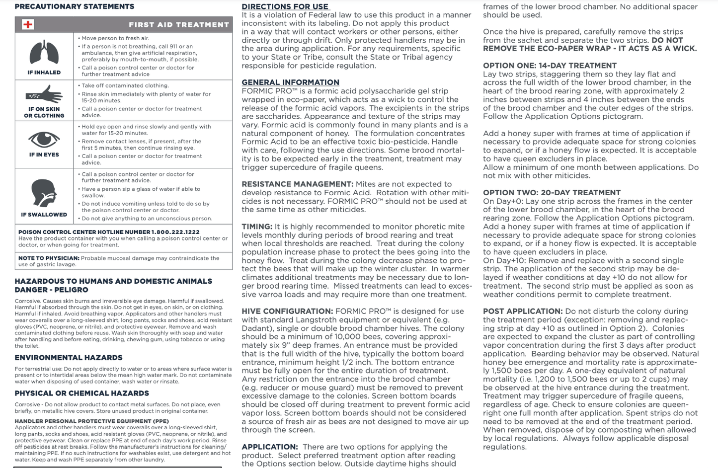 Formic Pro Varroa Mite Treatment - Bitterroot Buzz Bees