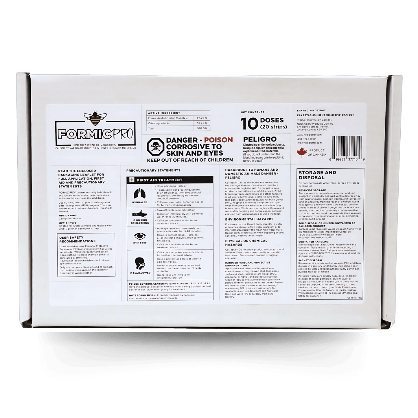Formic Pro Varroa Mite Treatment - Bitterroot Buzz Bees