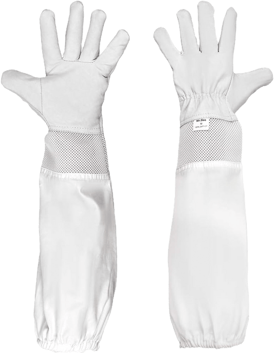 Goatskin Beekeeping Gloves - Bitterroot Buzz Bees