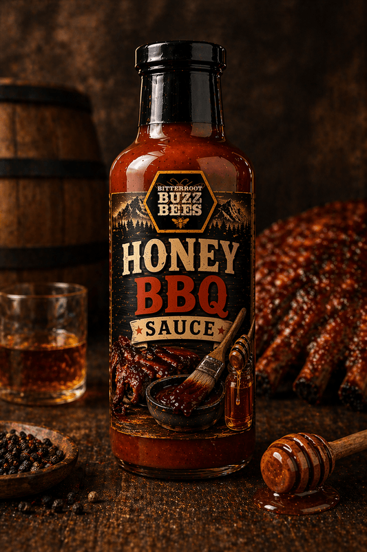 Honey BBQ Sauce – Sweet & Smoky Gourmet Barbecue Sauce with Real Honey - Bitterroot Buzz Bees