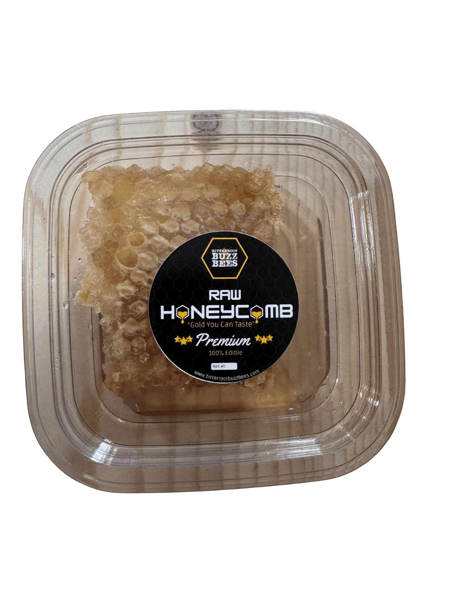 Honey Comb Chunks - Pure n' Natural - Bitterroot Buzz Bees