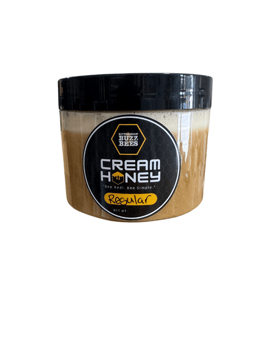 Honey Cream Delight: Rich and Smooth Cream Honey Blend - Bitterroot Buzz Bees