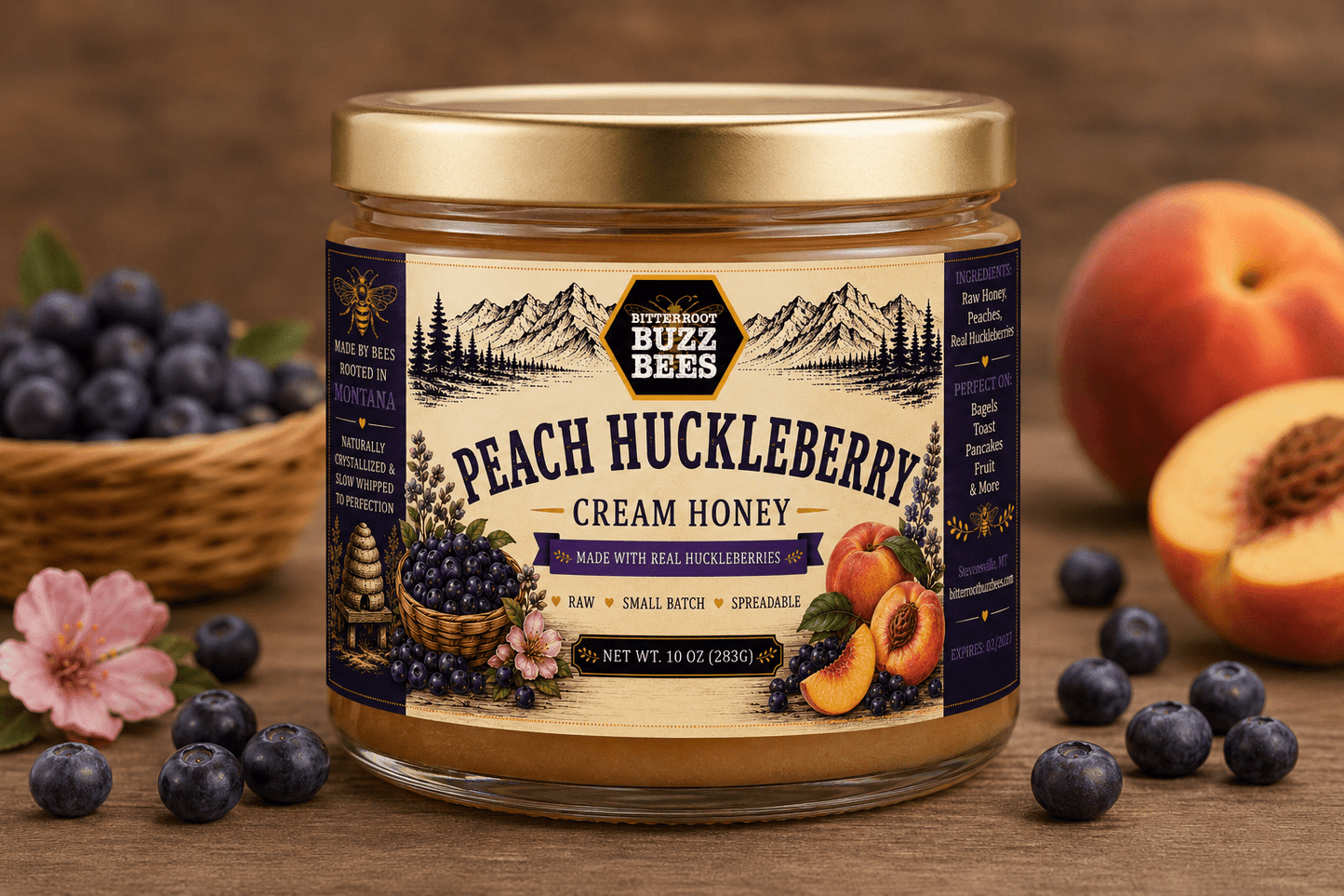 Honey Cream Delight: Rich and Smooth Cream Honey - Bitterroot Buzz Bees