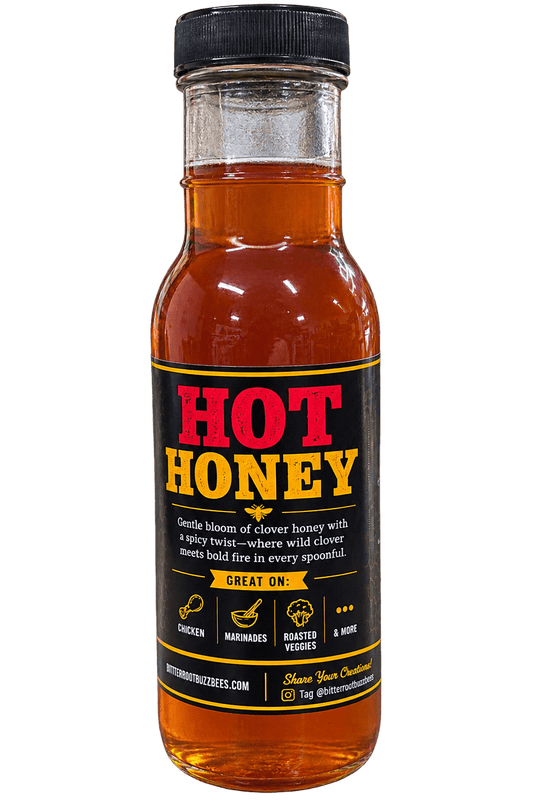 Hot Honey 12oz - Bitterroot Buzz Bees