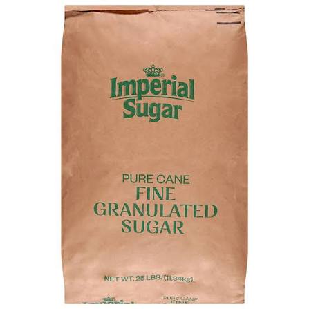 Pure Cane Granulated Sugar - 25 lb (COMING SOON)