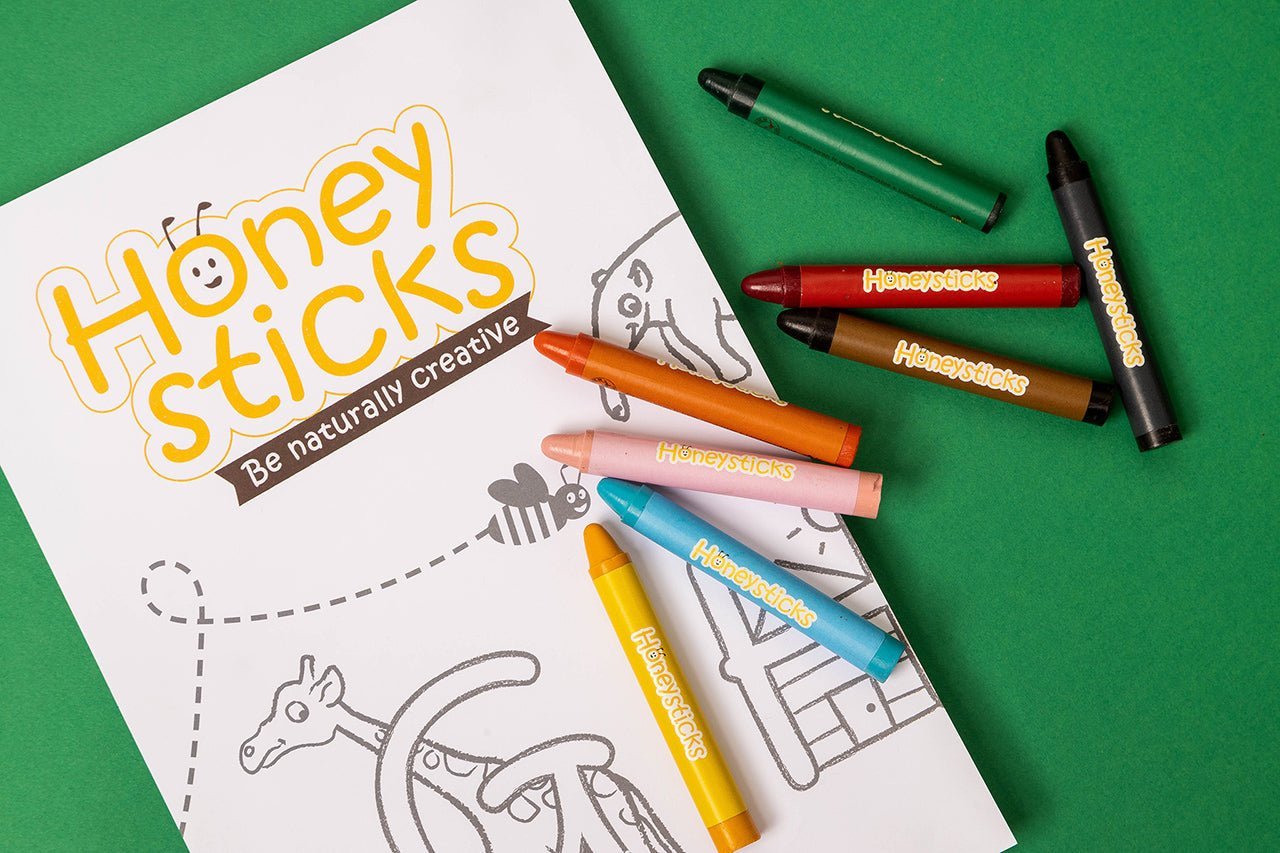 Jumbo Posters and Crayons Activity Set - Bitterroot Buzz Bees