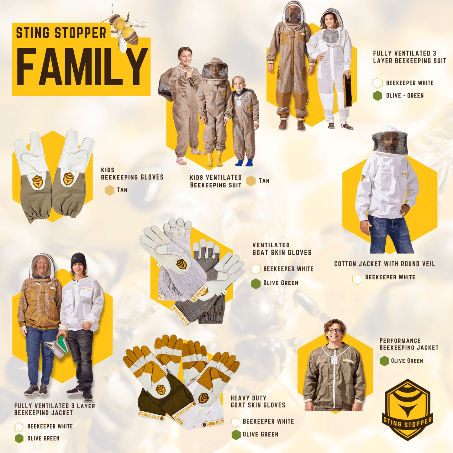 Kids Beekeeping Gloves - Bitterroot Buzz Bees