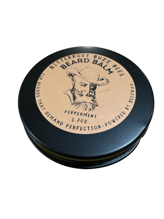 Moisturizing Beard Balm for Softening and Styling - Bitterroot Buzz Bees