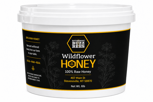 Montana Blend Raw Wildflower Honey (Bulk) - Bitterroot Buzz Bees