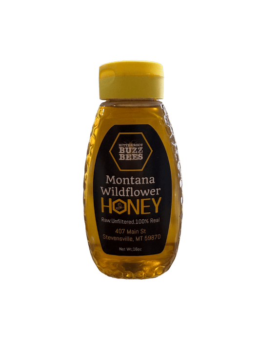 Montana Wildflower Honey - Raw & Pure Honey - Bitterroot Buzz Bees