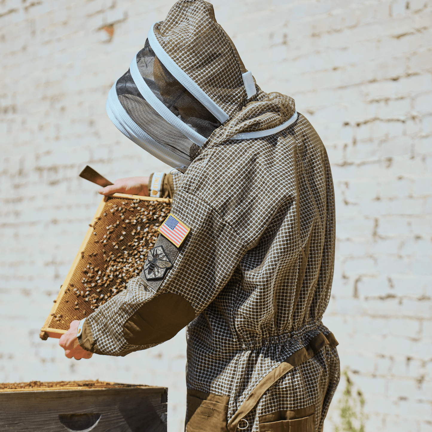 Professional Triple Layer Ventilated Full Beekeeping Suit - Bitterroot Buzz Bees