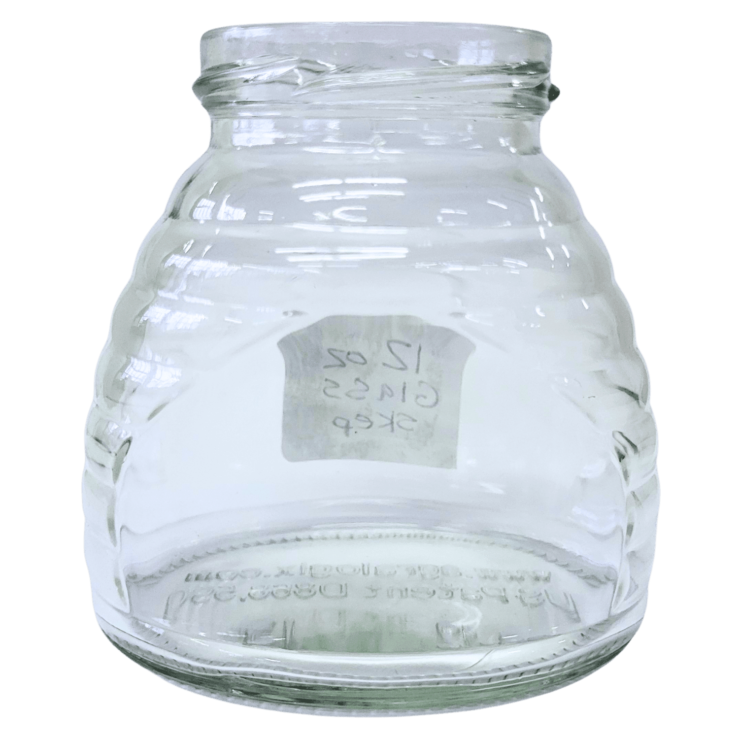 Pure Honey in 12 oz Glass Skep Jars - Bitterroot Buzz Bees