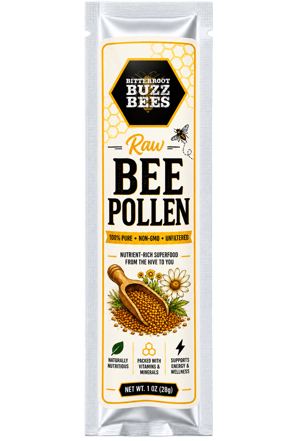 Raw Bee Pollen: Superfood Boost - Bitterroot Buzz Bees