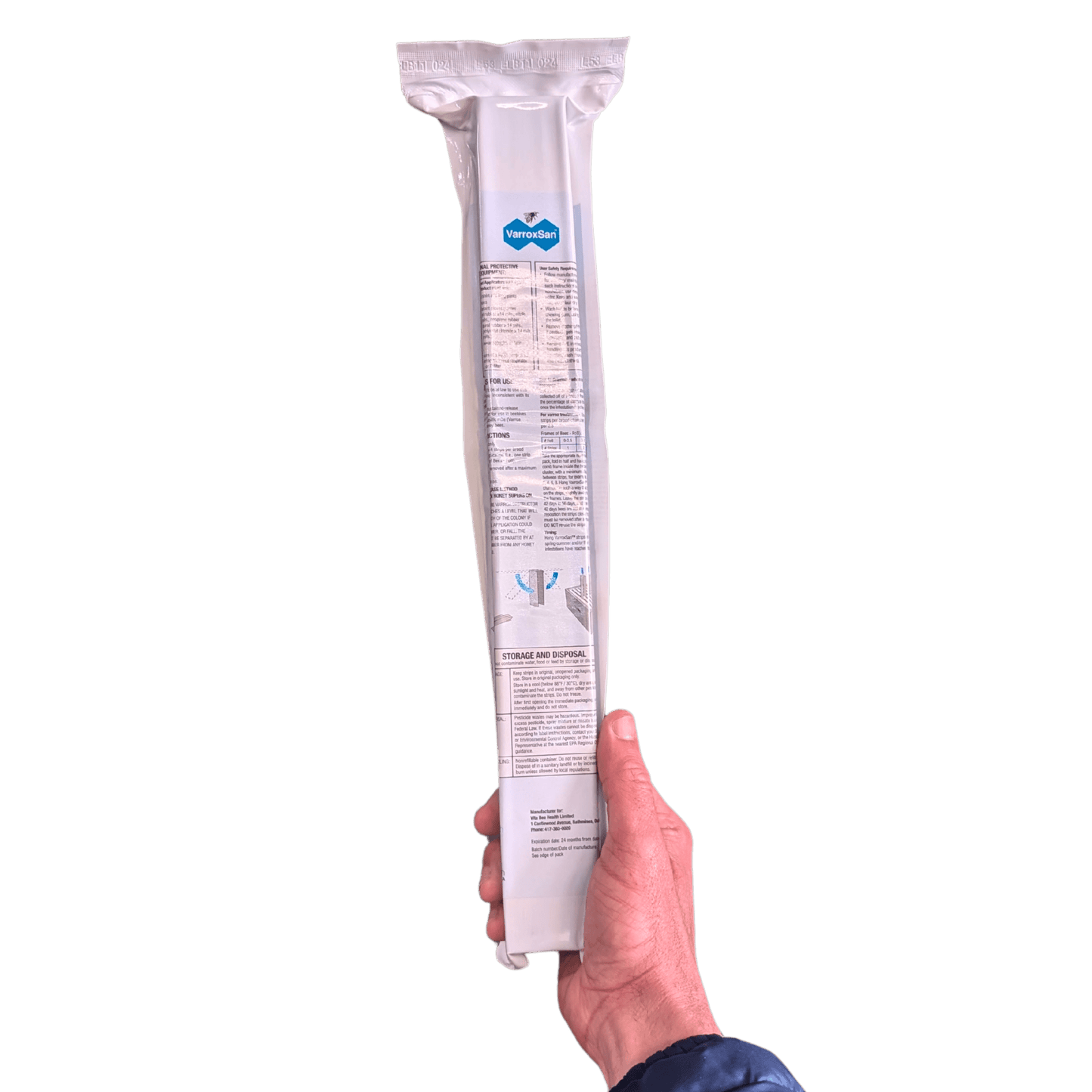 VarroxSan Oxalic acid strips for varroa mites - Bitterroot Buzz Bees